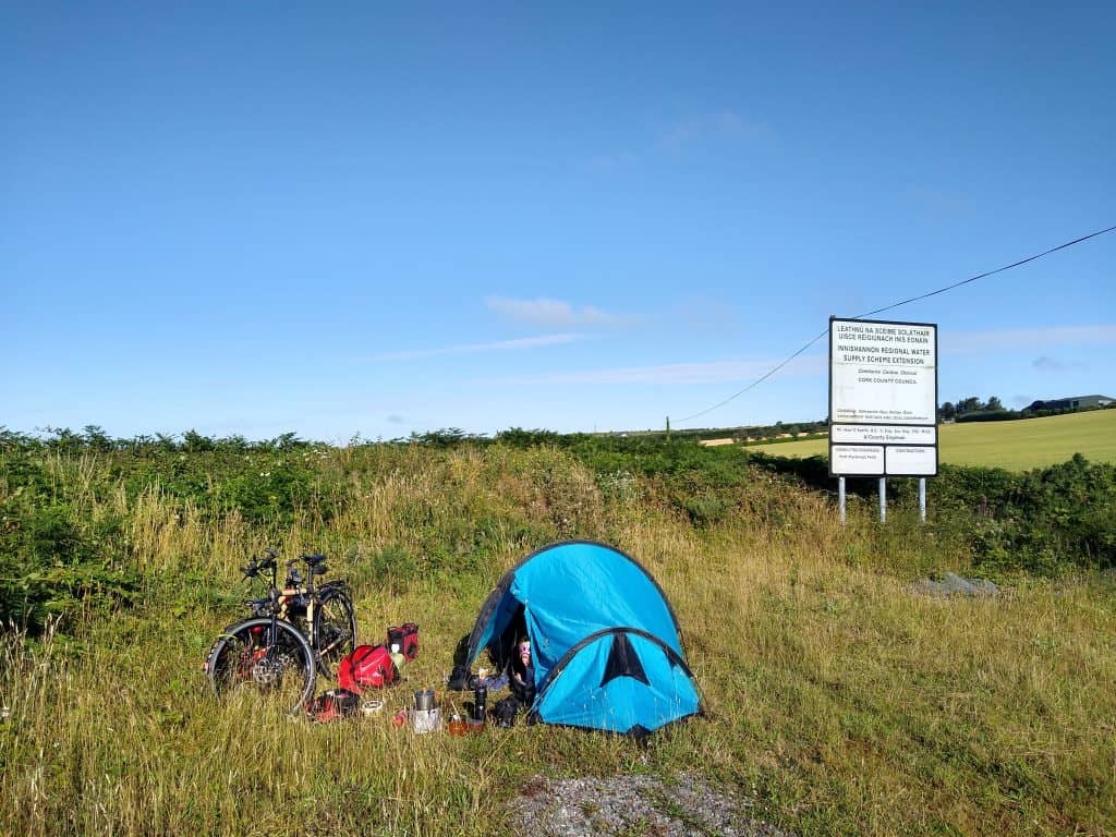 Pedalution | MizMal: To the start?! 1 Wild camping by side of road in layby
